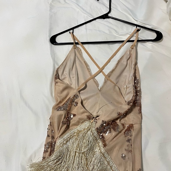 Boohoo rose gold dress - Picture 3 of 4